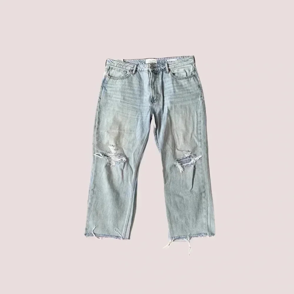 Dear John jodi straight super high rise distressed jeans